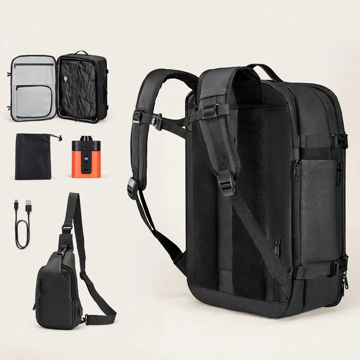 Airpack 65L Vacuum Compression Travel Backpack